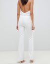 Slim kick flare trouser